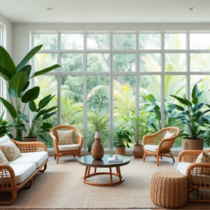 Tropical Paradise Living Room Decor