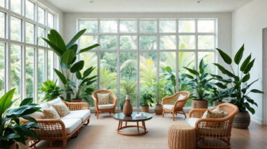 Tropical Paradise Living Room Decor