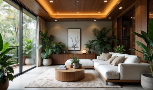 Tropical Paradise Living Room Decor
